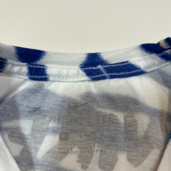 Nike Tee Shirt Mens Size Large Tie Dye Basketball Block Party Dunk Contest Logo - Picture 8 of 13